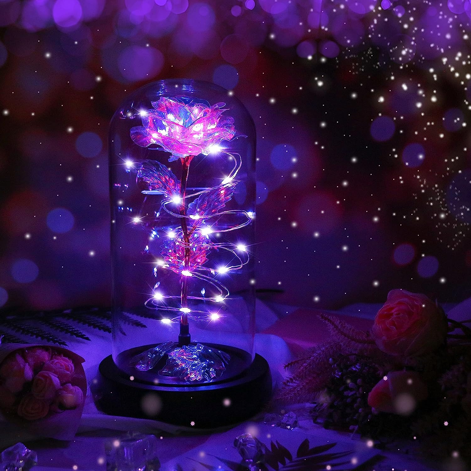 2023-Christmas Hot SaleEternal Rose Lamp