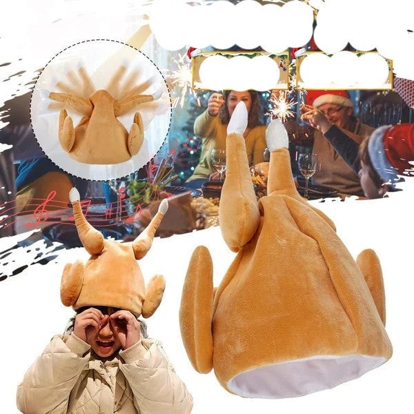 Black Friday Deal 49% OFF - Funny and interesting turkey hat!