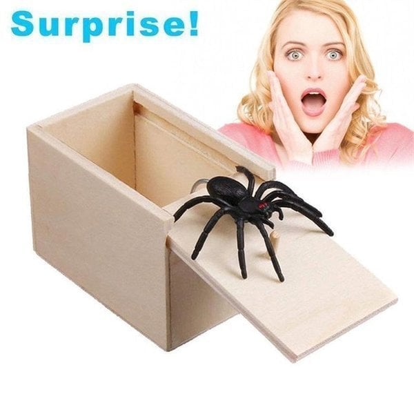 Uper Funny Crazy Prank Gift Box Spider