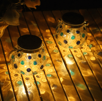 LAST DAY 50% OFFSolar Power Glass Jar Lamp