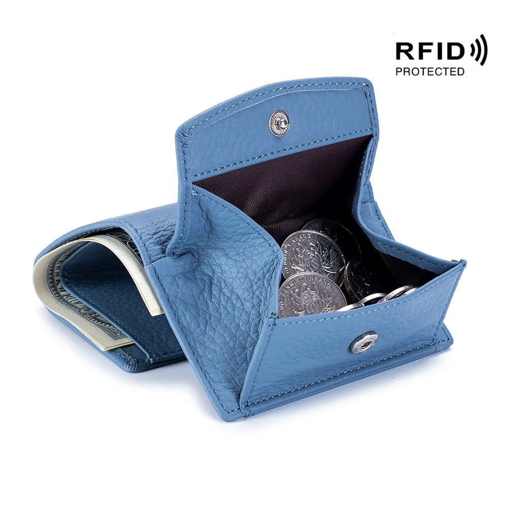 Last Day Promotion 75% OFF -Multi-functional RFID Blocking Waterproof Durable Genuine Leather Wallet