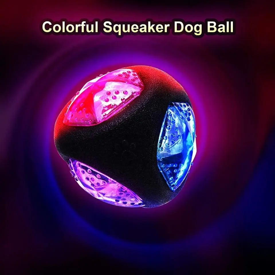 Flash Giggle Ball-Squeaky Ball for Dogs