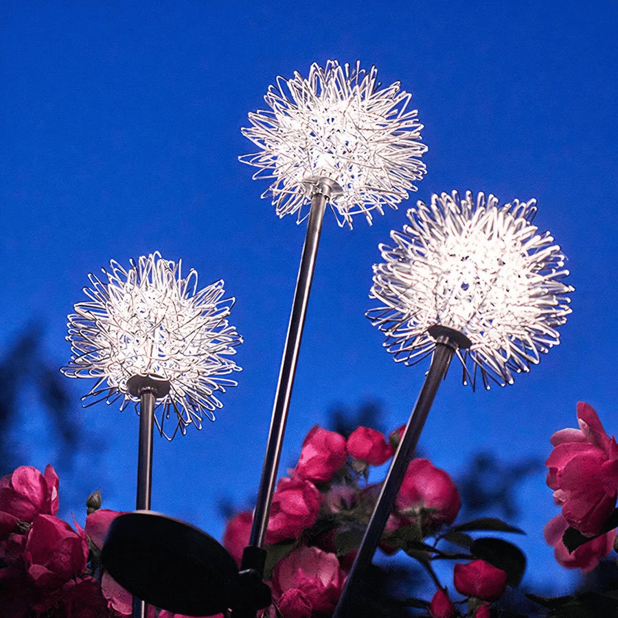 Last Day 49%OFFWaterproof  Solar Garden Dandelion Lamp