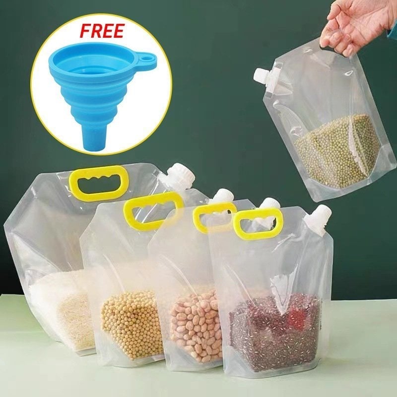 (SUMMER HOT SALE-49% OFF) Grain Moisture-proof Sealed Bag(Funnel FOR GIFT TODAY!)