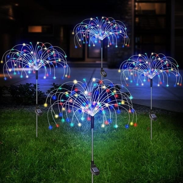 【 70% OFF Sale Ends In Today】- Waterproof Solar Garden Fireworks Lamp