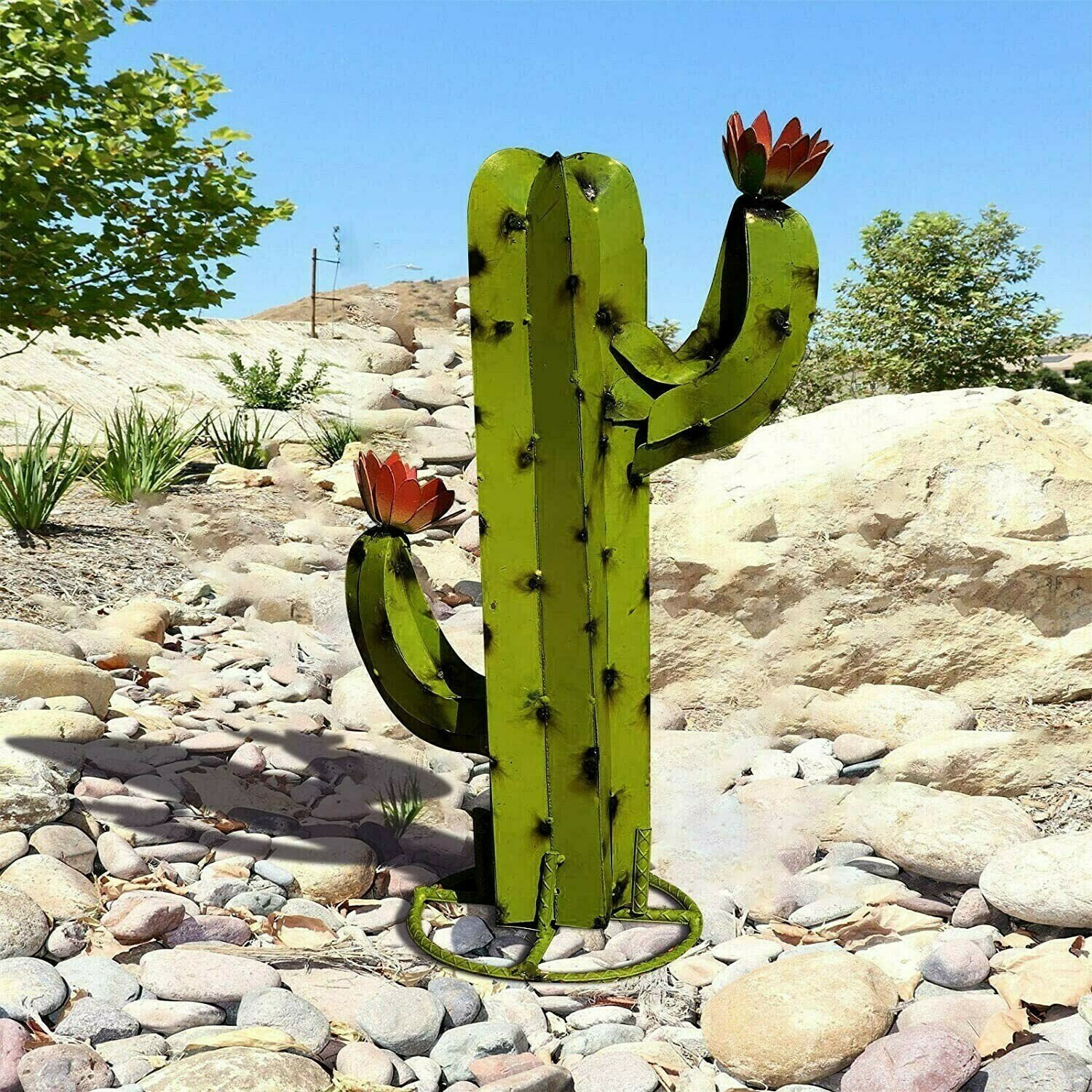 [Last day 50%OFF] Metal Cactus Plant