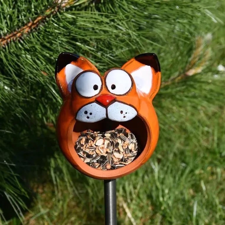 Garden Stake -Bird Feeder