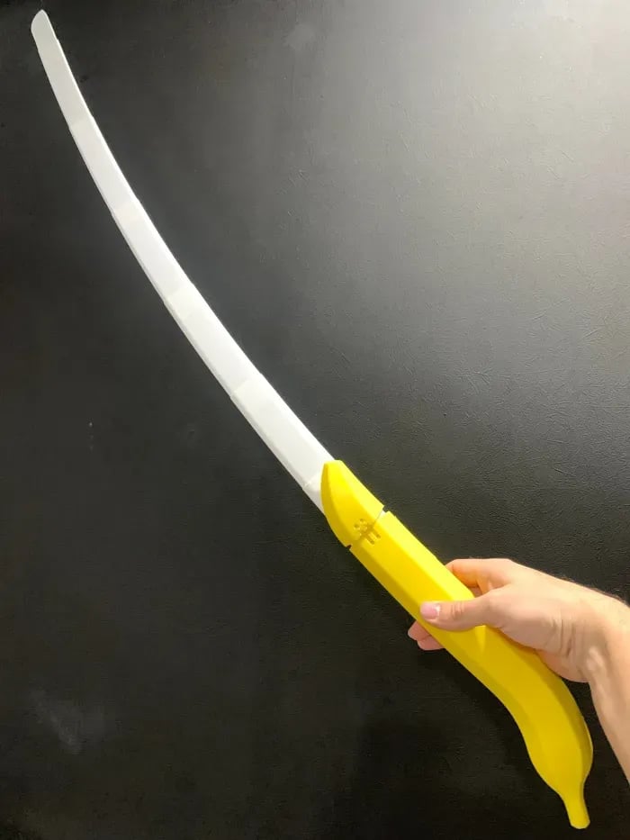 Banana Catana - Funny Banana Sword - 3D Printed