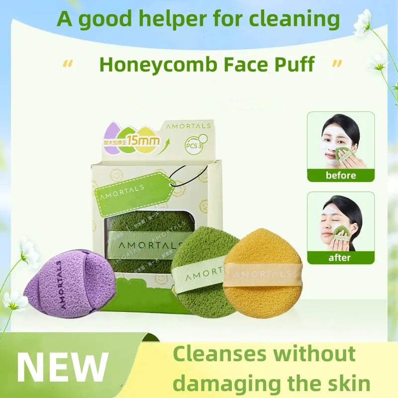 Honeycomb Facial Sponge-Transform Your Skincare Routine