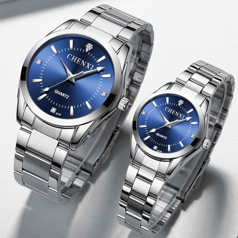 2023 New Style-Couple models waterproof fluorescent quartz watch