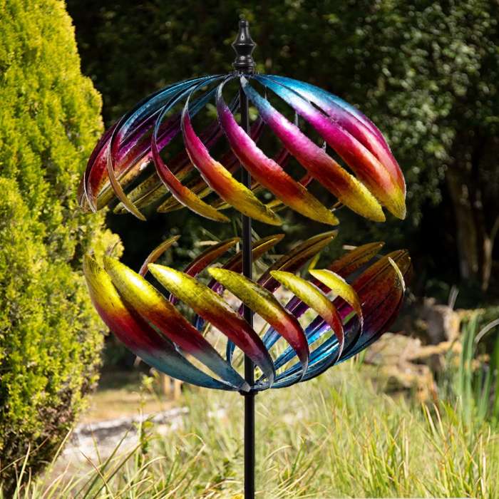 Jupiter Two-Way Colorful Garden Wind Spinner