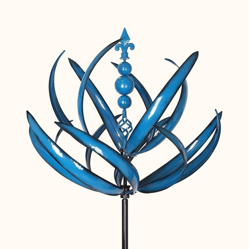 Lotus Flower Garden Wind Spinner