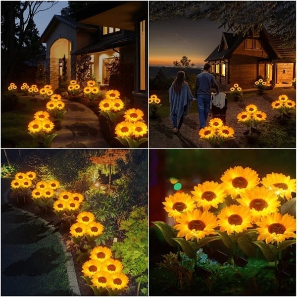 49% OFFWaterproof Solar Sunflower Light