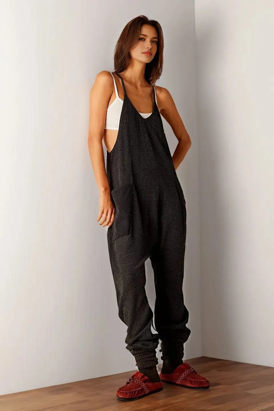 SALE-Waffle Jumpsuit (Buy 2 Free Shipping)