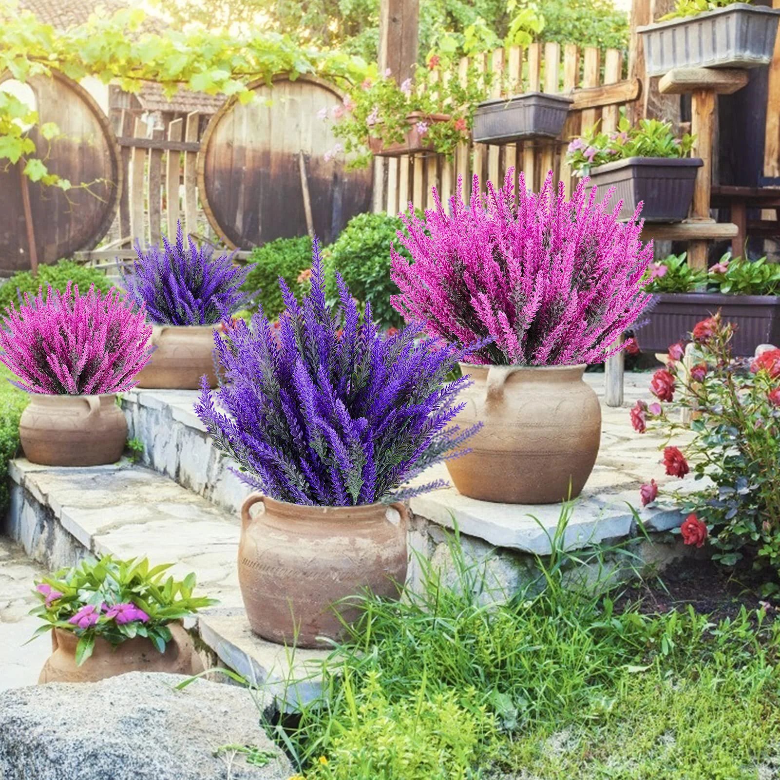 Last Day 49% OFF-Outdoor Artificial Lavender Flowers