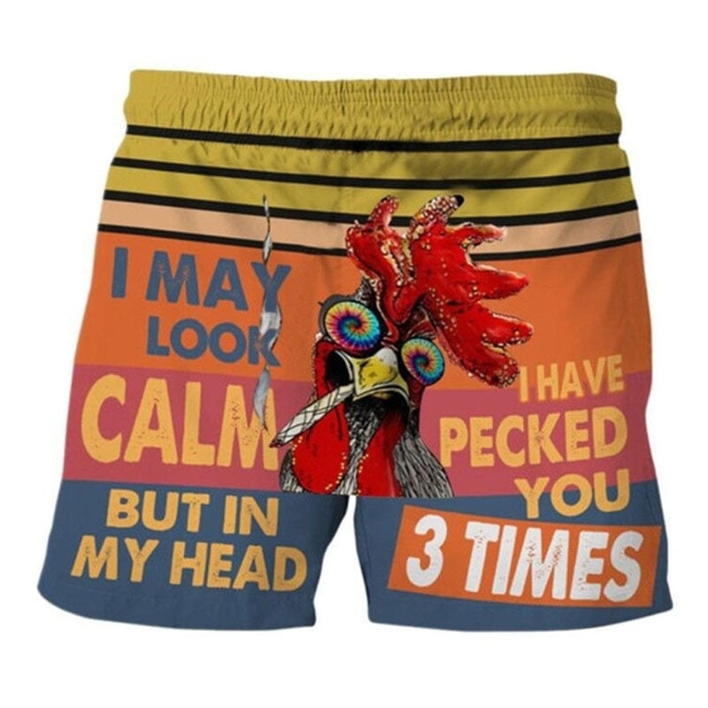 Funny Men's Swim Trunks - 15