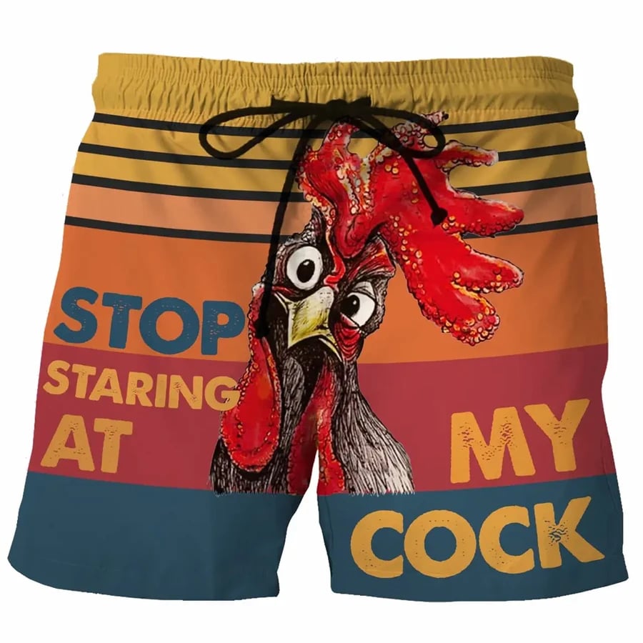 Funny Men's Swim Trunks - 10