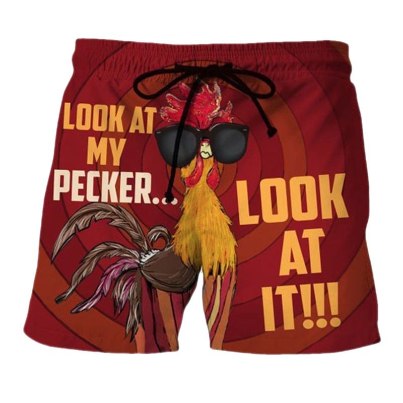 Funny Men's Swim Trunks - 12