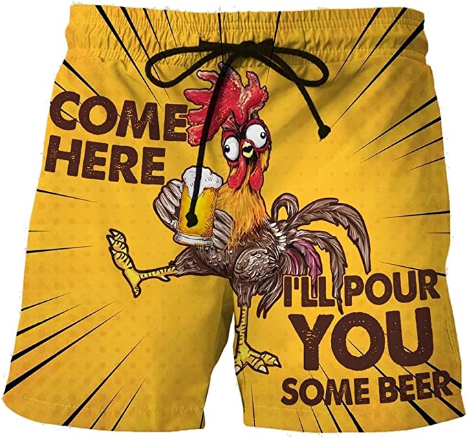 Funny Men's Swim Trunks - 13