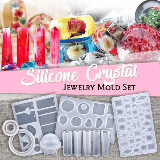 DIY Crystal Mold SET (With 157 PCS KIT）