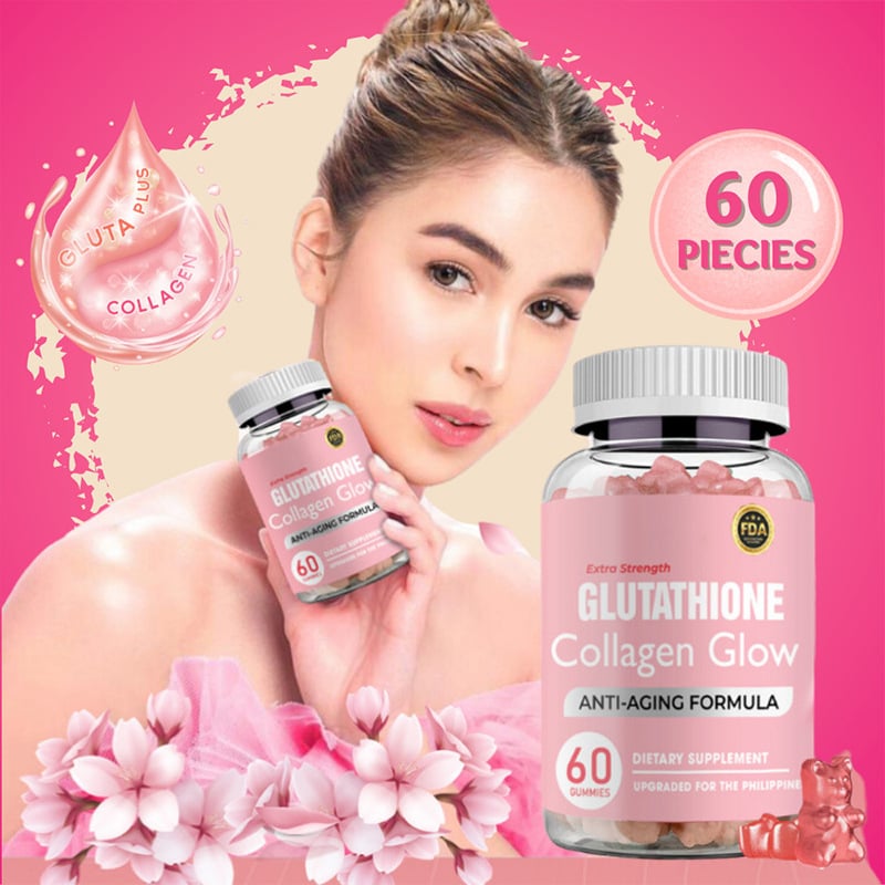 Glutathione Collagen Glow Gummies【5th Anniversary Celebration⚡Flash Sale & Only Today 】