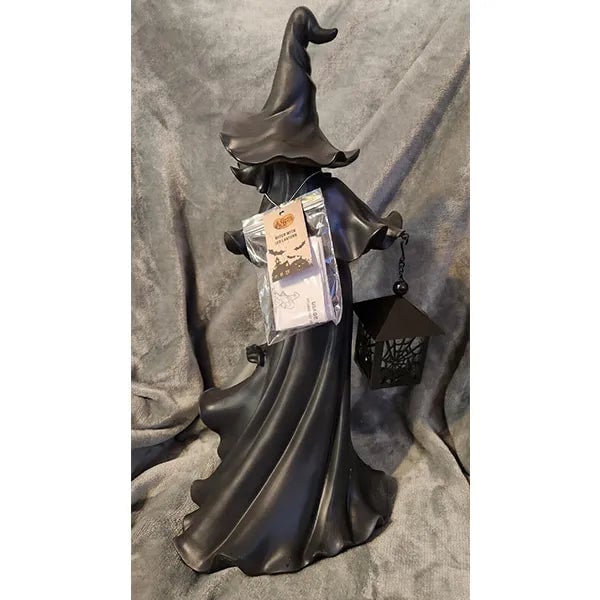 Pre-Halloween promotion Enchanted Witch Resin LED Lantern