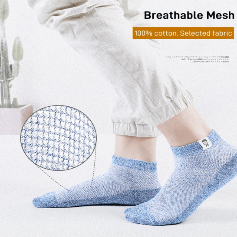 (Factory Outlet Sale - 50% OFF) - Men's Breathable Anti-bacterial Deodorant Socks