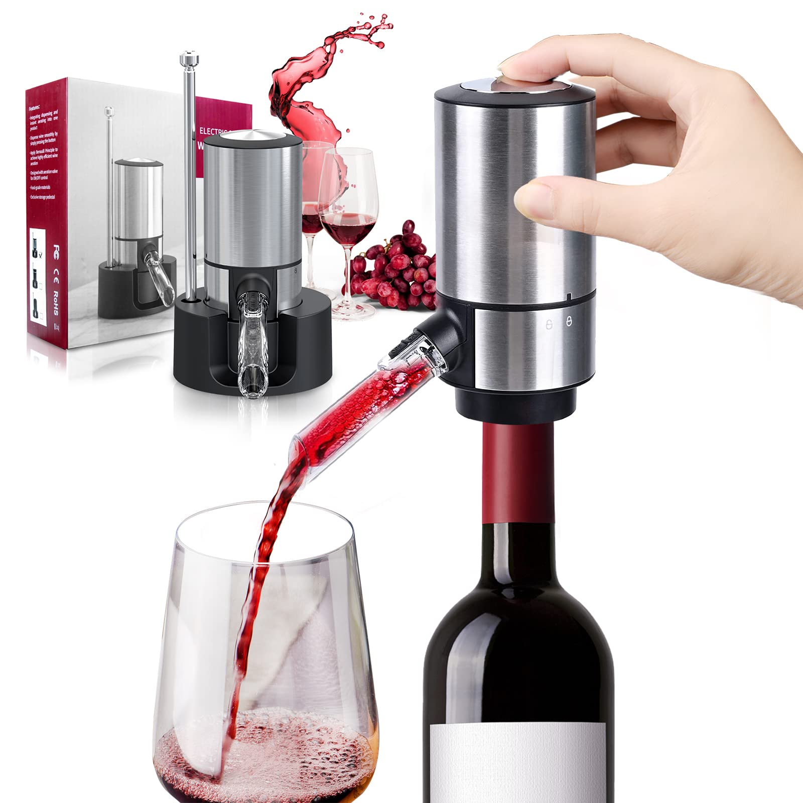 2024 HOT SALE - Electric Wine Aerator Pourer